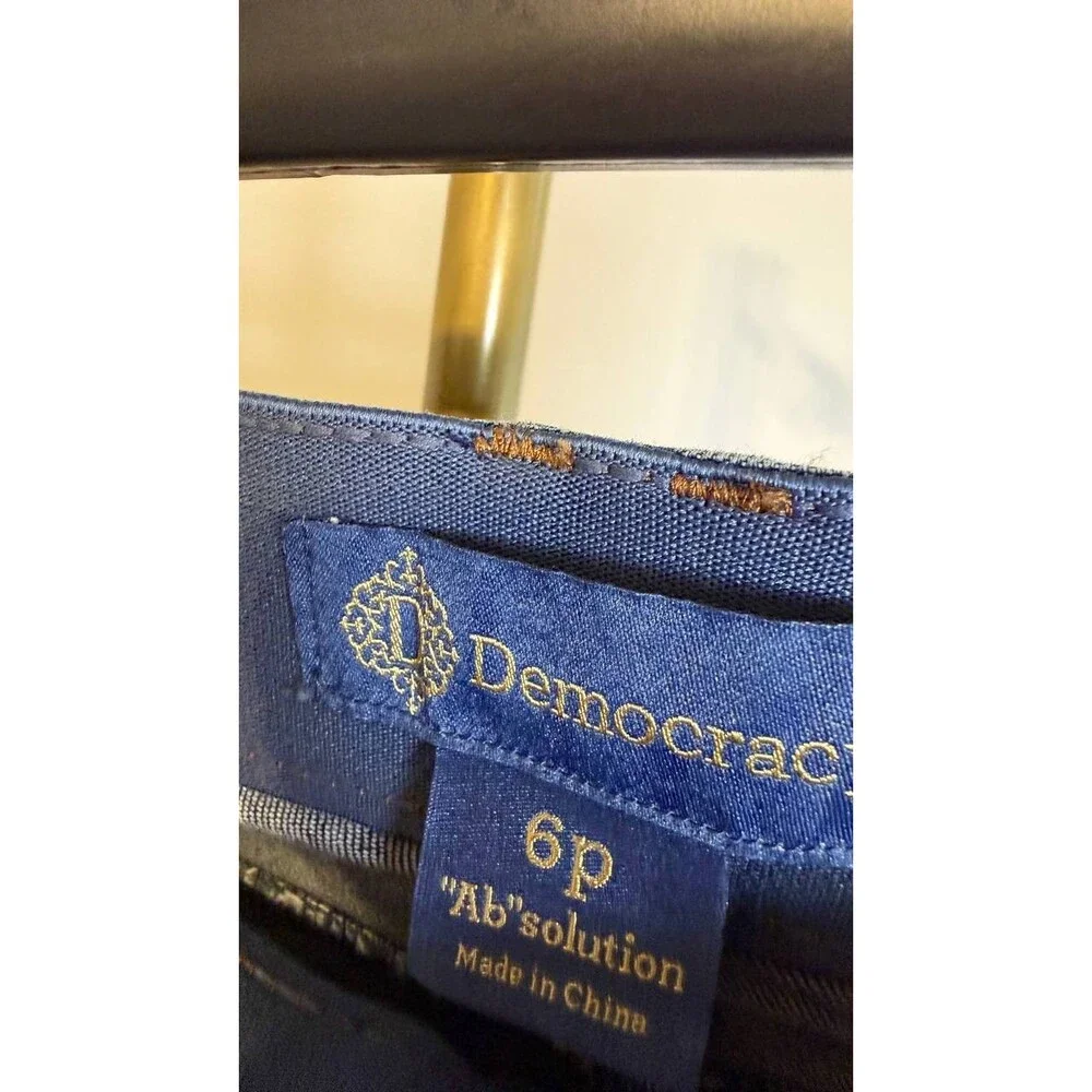 Democracy Women’s Ab’Solution Skyrise Bootcut Blue 6P $88 NWT - Picture 7 of 8